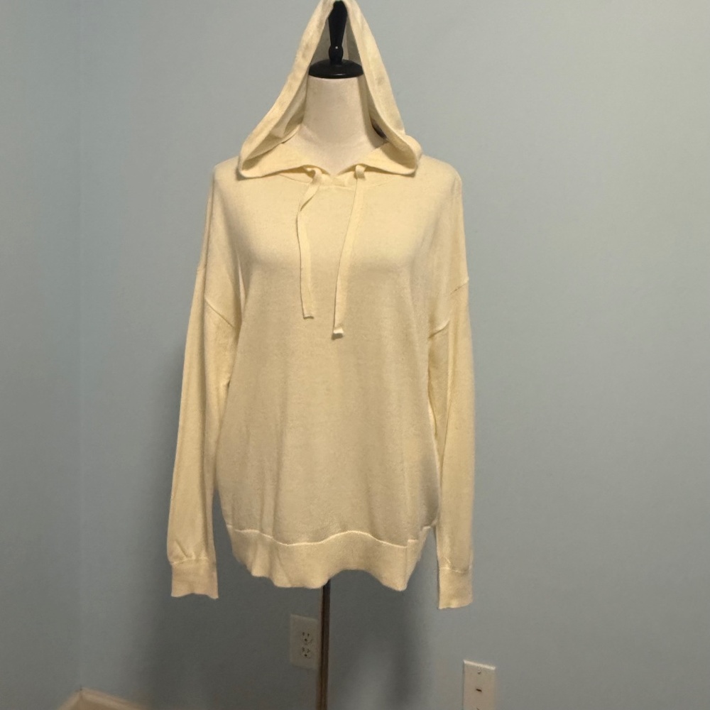 MEMBER'S MARK Women's Cashmere Blend Hoodie‎ Sweater Size M